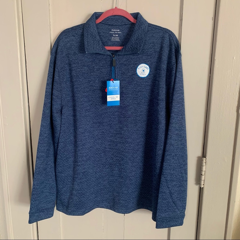NWT Haggar Lightweight 1/4 Zip